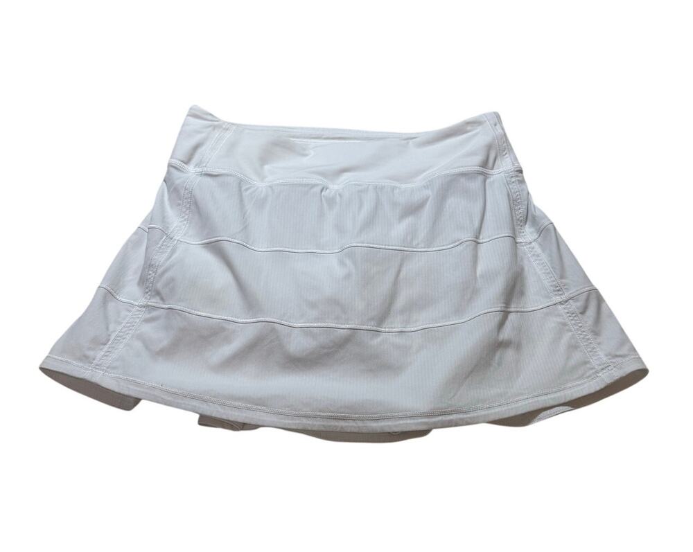 Lululemon Pace Rival Skirt (Tall) *4-way Stretch 15" Women's 4Tall in White